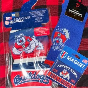 Fresno State masks, sock bundle